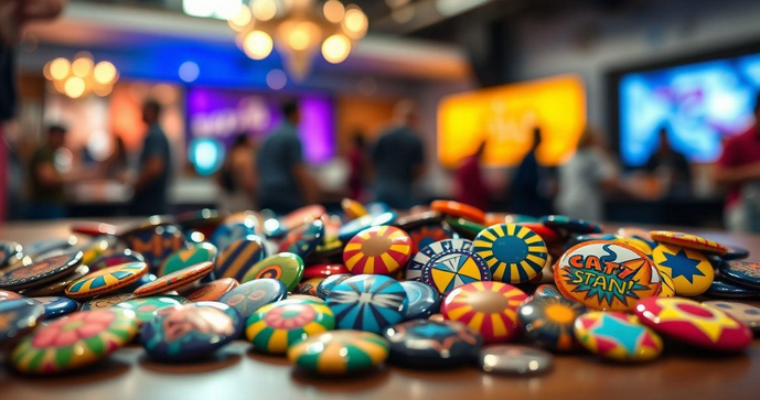 Bottons Personalizados Atacado para Eventos e Promoções